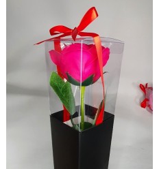 Cerise Rose Soap in presentation box
