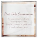 Communion Message Glass Block