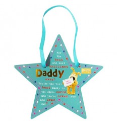 BRILLIANT DADDY star plaque