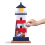 Make a Lighthouse Felt & Wood Craft Set