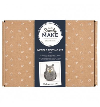 OWL - Needle Felting Kit