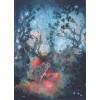 Wood Music Fairy Greetings Card