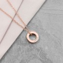 Personalised Rose Gold Necklace
