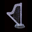 1.4M Acrylic HARP with 130 Twinkling Lights