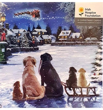 5 Cute Dogs Christmas Cards - Irish Hospice