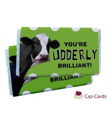 YOU'RE UDDERLY BRILLIANT CHOCOLATE BARS