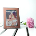 Personalised Metal Photo Frame Rose Gold