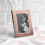 Personalised Metal Photo Frame Rose Gold