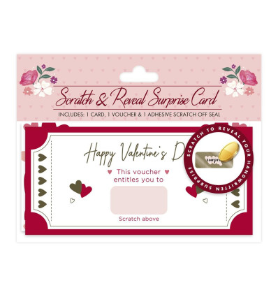 DIY Scratch Card Voucher for Valentine's Day