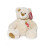 Plush Cream Teddy Bear 30 cm in length