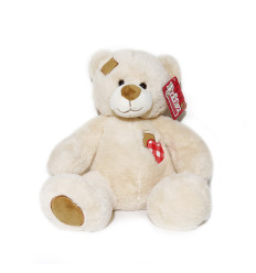 Plush Cream Teddy Bear 30 cm in length