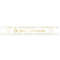 On your Communion Banner - Gold - 2.7m