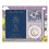 First Communion Boy Gift Set Blue Book With Rosette & Beads