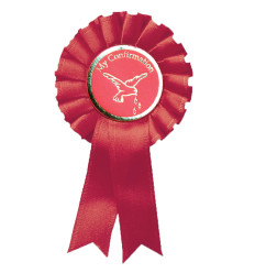 Red Rosette for CONFIRMATION Day