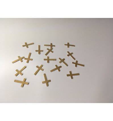 Gold cross confetti