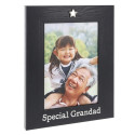 Heartfelt Black Photo Frame 'Special Grandad' 6"x4"