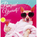 Funny animal card Pam`Paw` Yourself!