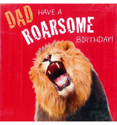 Funny animal card Dad Birthday!