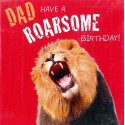 Funny animal card Dad Birthday!