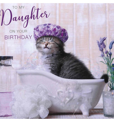 Funny animal card Daughter Birthday!