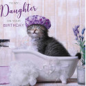 Funny animal card Daughter Birthday!