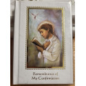 White Remembrance of my Confirmation Book for boy