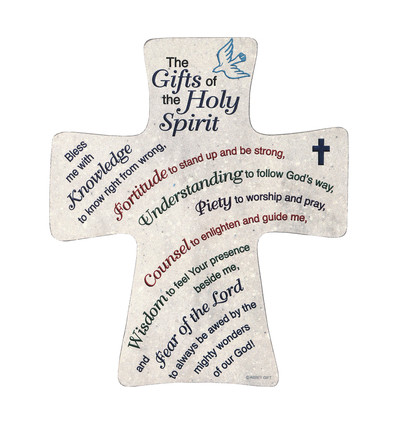 Gifts Of The Holy Spirit Mini Cross