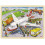 Goki Wooden Giant Jigsaw Puzzle At the Airport - 96 Pieces
