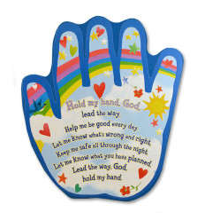 Hold My Hand Shaped Plaque
