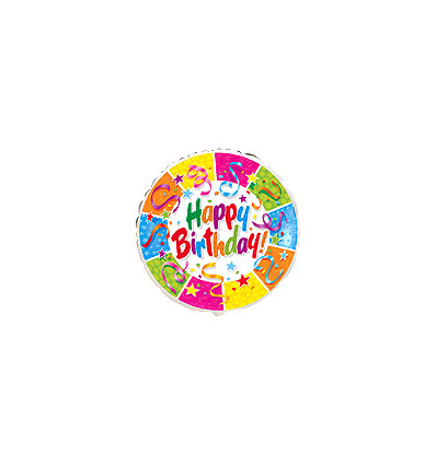 Happy Birthday Party Foil Balloon - 18 inch