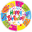 Happy Birthday Party Foil Balloon - 18 inch