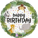 Jungle Birthday Foil Balloon - 18 inch