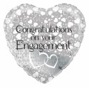 Congratulations On Your Engagement Foil Balloon - 18 inch