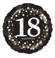 Age18 Birthday Sparkling Celebration Foil Balloon - 18 inch