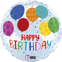 Birthday Colourful Foil Balloon - 18 inch