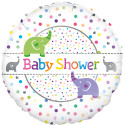 Baby Shower Elephants Foil Balloon - 18 inch