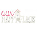 `Our happy place` sign
