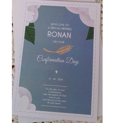 CONFIRMATION Personalised Card 3