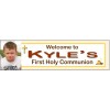 Communion Boy Banner