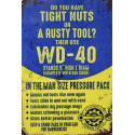 Funny Vintage Sign Wall Plaque for Decor WD-40