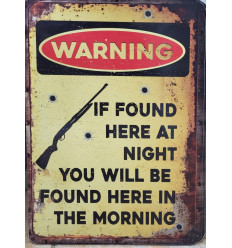 Funny Vintage Sign Wall Plaque for Decor If found here