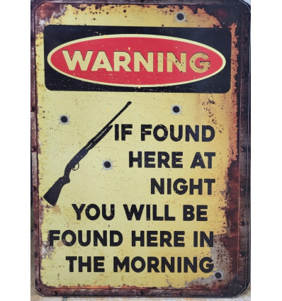 Funny Vintage Sign Wall Plaque for Decor If found here