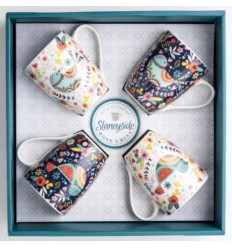 Slaneyside Set of 4 Mugs Birds