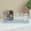 Our Home Plaque stand with Photo Frame Gift 4x4