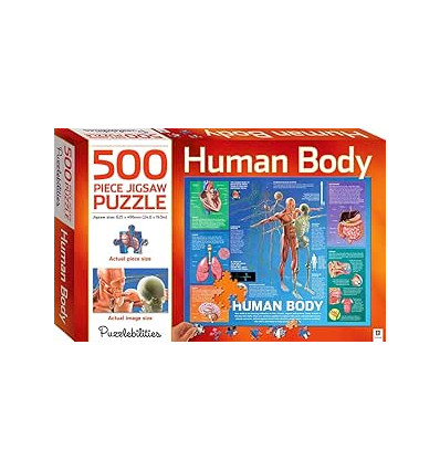 Puzzlebilities Human Body 500-Piece Jigsaw puzzle