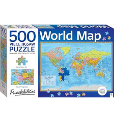 Puzzlebilities World Map 500-Piece Jigsaw puzzle