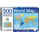 Puzzlebilities World Map 500-Piece Jigsaw puzzle