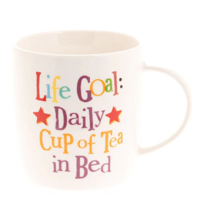 Mug Brightside. Life goal - daily cup of tea in bed