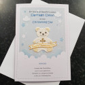 Christening Boy Personalised Card - 2