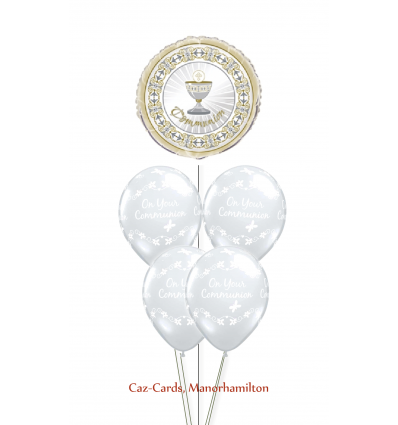 Balloon Bunch First Communion
